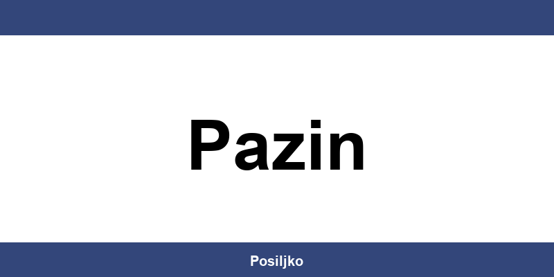 Pronađite GLS kontakt telefon za Pazin