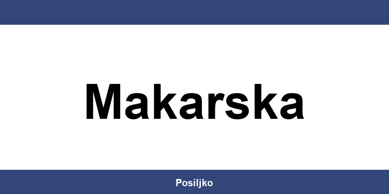 Pronađite GLS kontakt telefon za Makarska